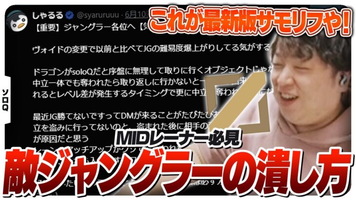 JGがシビアすぎる現環境でMIDレーナーに必要な動きをお見せします [ソロQ/コーキMID/LoL]