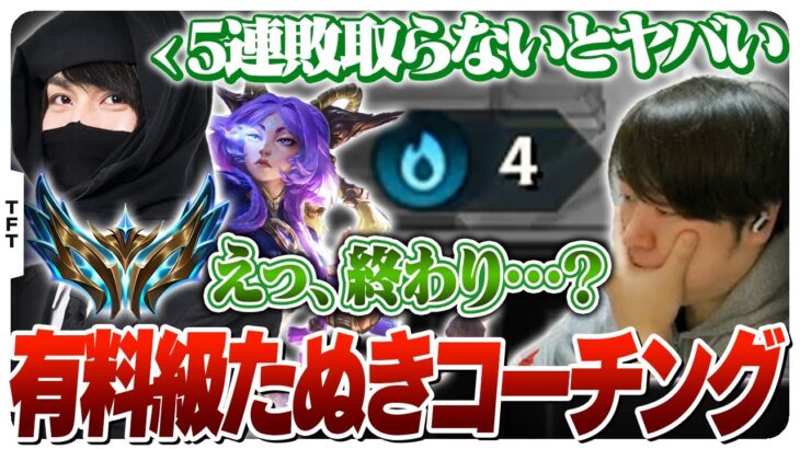 日本鯖6位のたぬき忍者にTFTガチコーチングをしてもらうしゃるる [TFT]